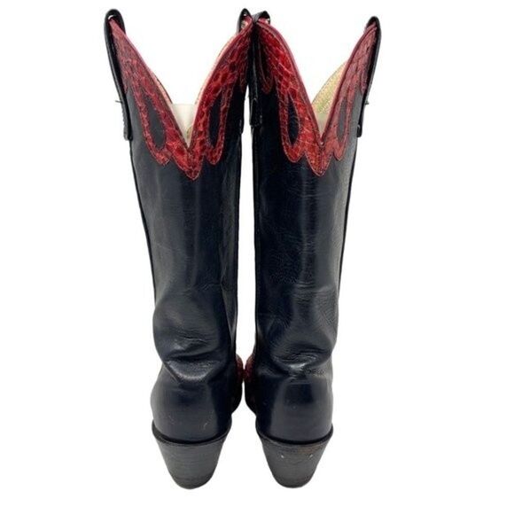 Vintage womans cowgirl boots US 4B viper sopythana snakeskin boots western - Picture 4 of 7